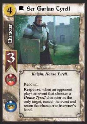 Ser Garlan Tyrell